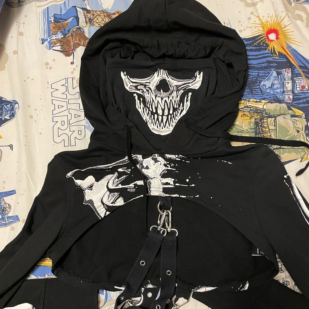 Killstar Rob Zombie extreme crop top light hoodie.